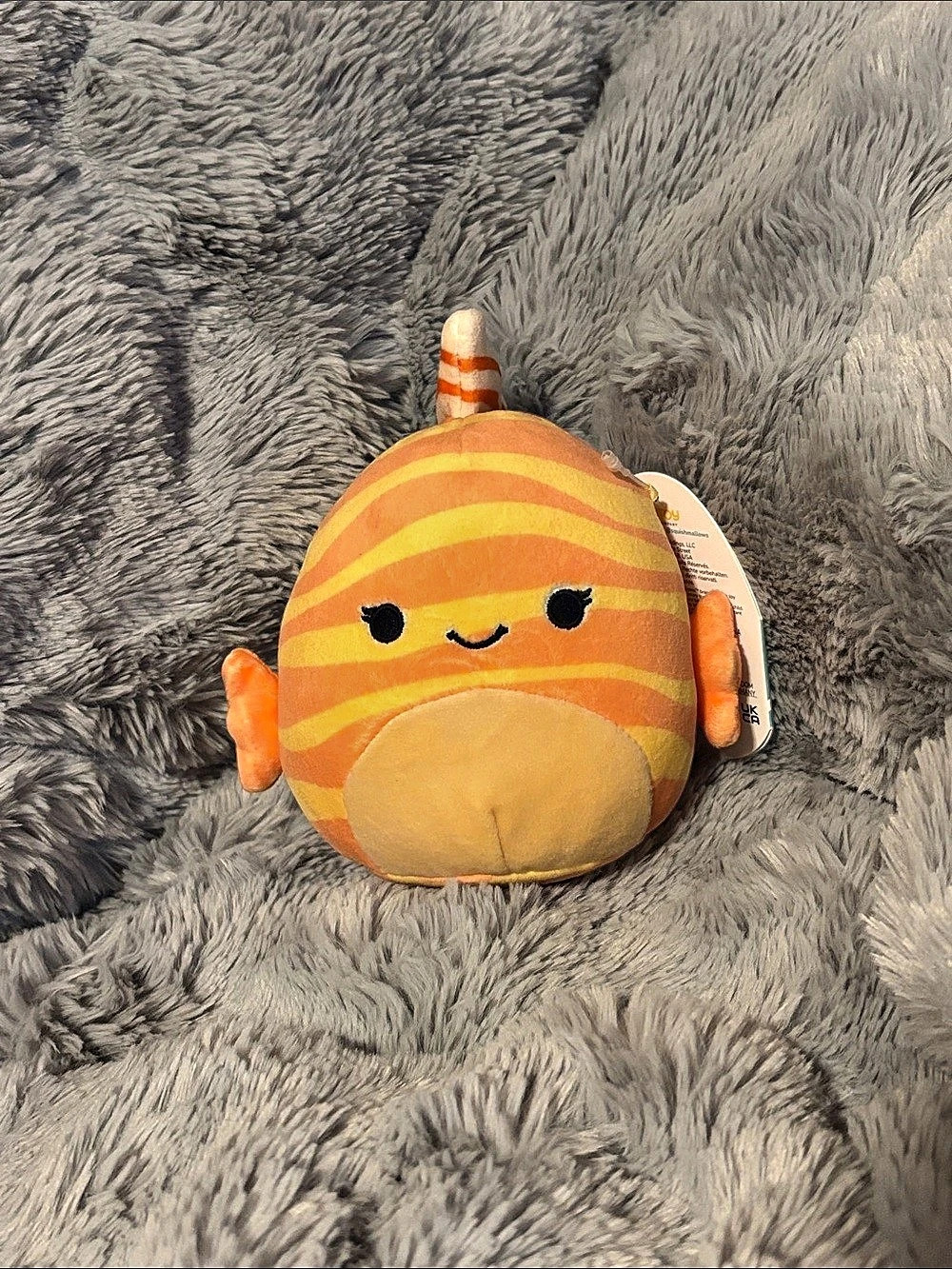 Squishmallows Lucienne the Lionfish Orange & Yellow Plush